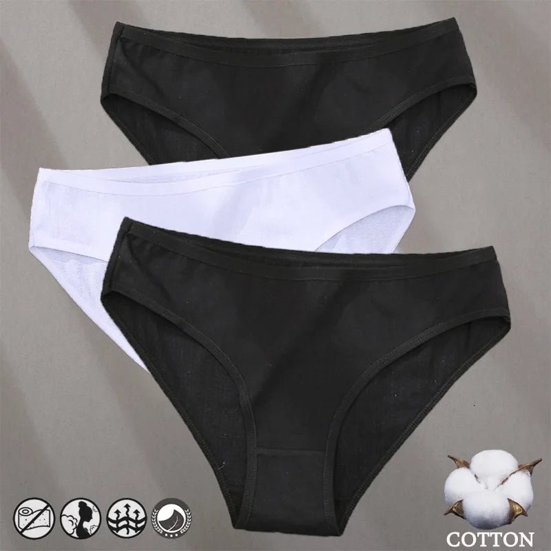 Women's Cotton Jacquard Low-Rise Briefs | 6 Colours | OWNLUXE