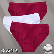 Women's Cotton Jacquard Low-Rise Briefs | 6 Colours | OWNLUXE
