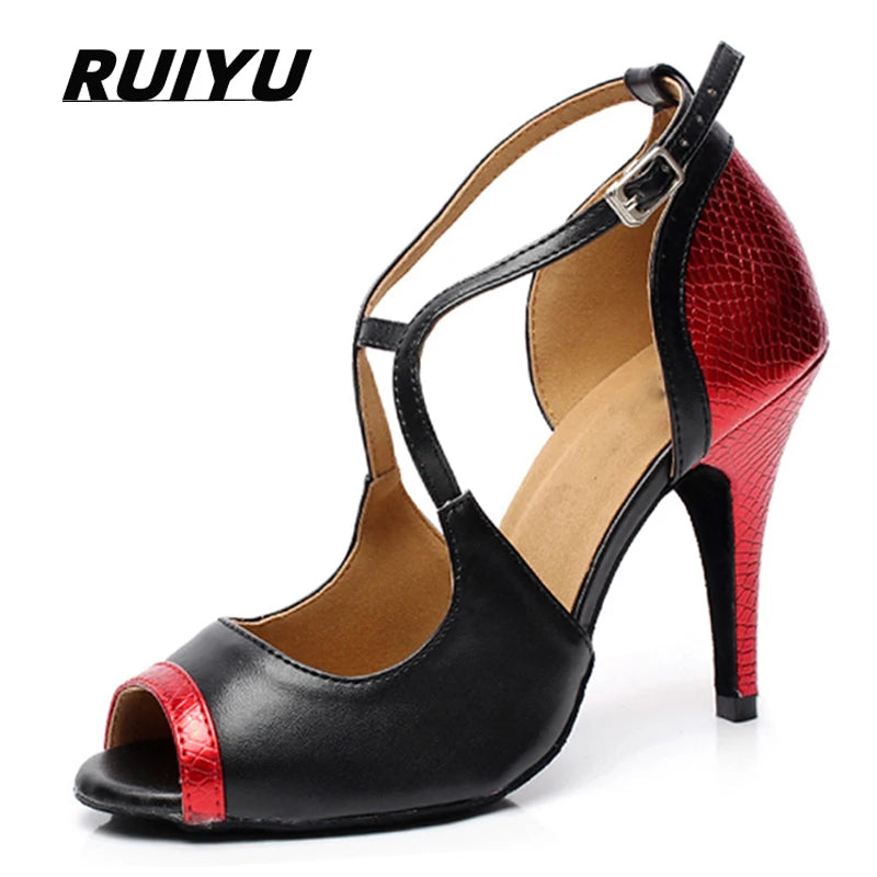 Latin & Tango Dance Shoes for Women – Satin High Heels