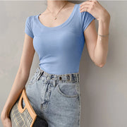 Slim Cotton Blouse | OWNLUXE