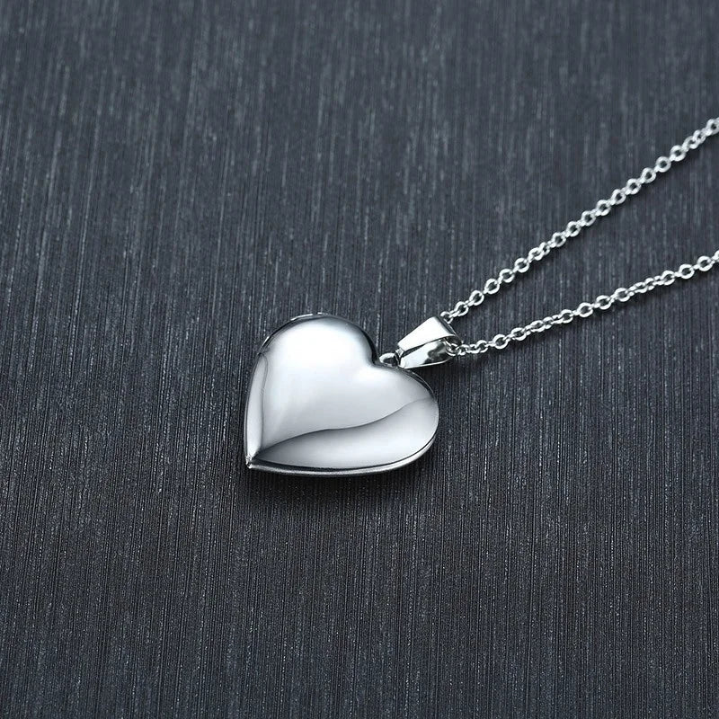 Stainless Steel Heart Locket – Personal Keepsake (Style 3) | OWNLUXE