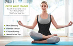 Load image into Gallery viewer, Women Waist Trainer Vest with Zipper &amp; Sauna Effect
