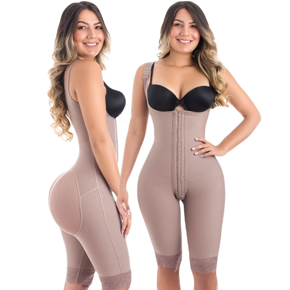 Fajas Colombianas Compression Bodysuit with Butt Lifter