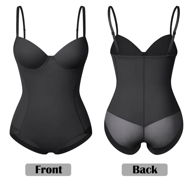 Tummy Control Shapewear Bodysuit with Bra & Butt Lifter
