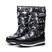Mid-Calf Platform Snow Boots / Bottes de neige mi-mollet à plateforme