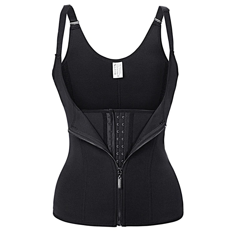 Women’s Waist Trainer Corset Vest – Firm Slimming Sauna Top