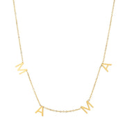 Mama Letter Necklace – Meaningful Everyday Gift (Style 1) | OWNLUXE