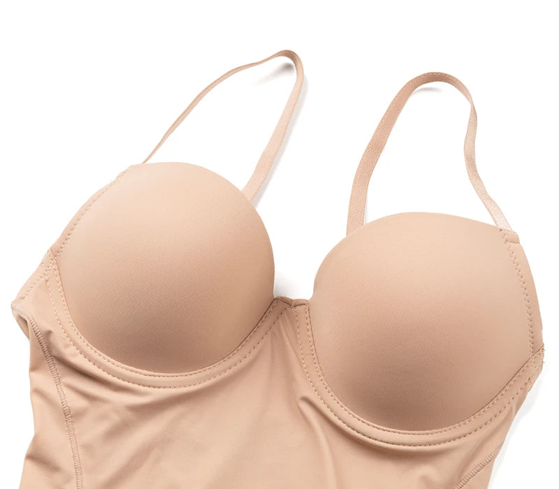 Tummy Control Shapewear Bodysuit with Bra & Butt Lifter