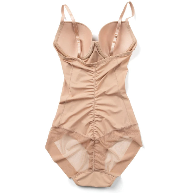 Tummy Control Shapewear Bodysuit with Bra & Butt Lifter