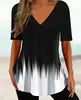 Load image into Gallery viewer, Women&#39;s T Shirt Fashion V-neck Short Sleeve Tees Female Loose Casual Pullover T Shirt
