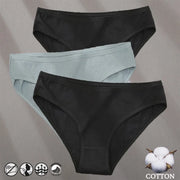 Women's Cotton Jacquard Low-Rise Briefs | 6 Colours | OWNLUXE