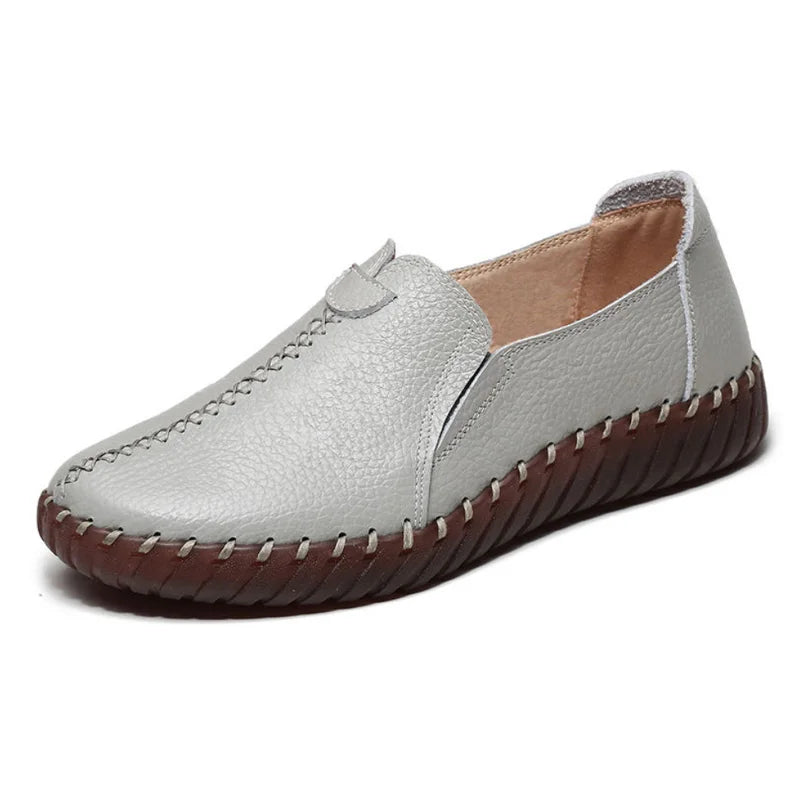 Women's Leather Vintage Loafers (Wb134 Black A) – Shop at OWNLUXE
