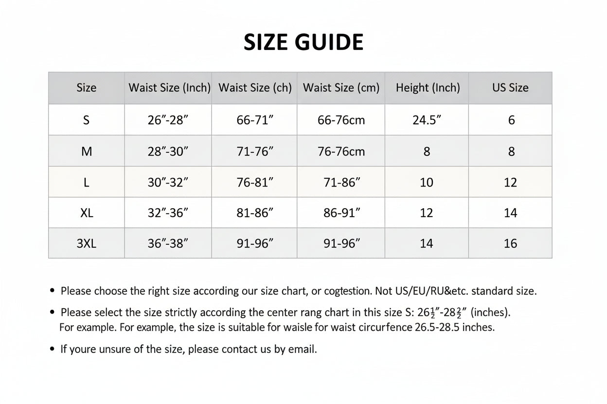 Men’s Waist Trainer Shaper – High Compression Belt