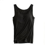 Load image into Gallery viewer, Versatile Women&#39;s Padded Camisole with Built-In Bra – Breathable &amp; Supportive Tank Top
