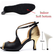 Latin & Tango Dance Shoes for Women – Satin High Heels