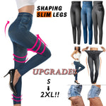 Load image into Gallery viewer, Miss Moly Fashion Slim Women Leggings Faux Denim Jeans Leggings Sexy Printing Summer Leggings Casual Pencil Pants Fitness Pants
