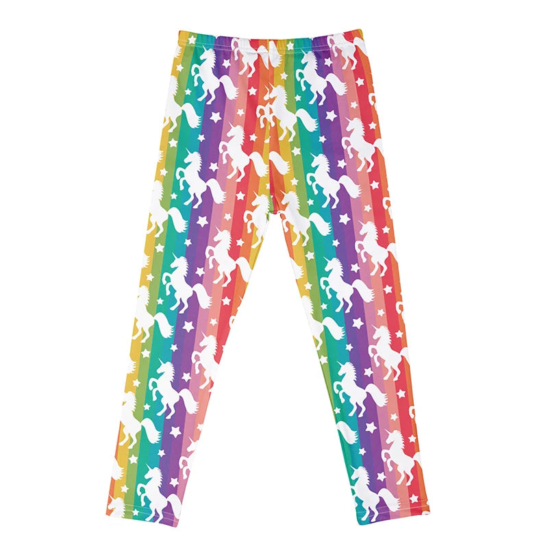 Kids Girls Leggings Casual Soft Comfortable Milk Silk | OWNLUXE