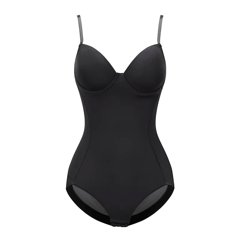 Medium Control Underwire Bodysuit Shaper with Cups