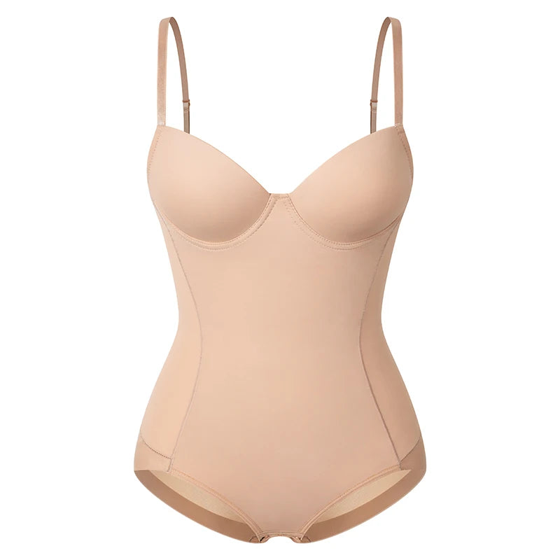 Tummy Control Shapewear Bodysuit with Bra & Butt Lifter