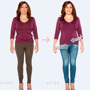 Faux Denim Leggings - High Waist Tummy Control Jeggings