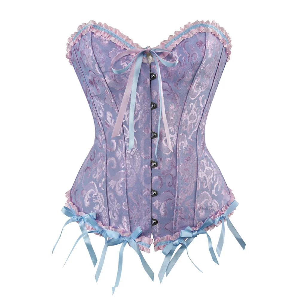 Victorian Lace-Up Corset Bustier | OWNLUXE