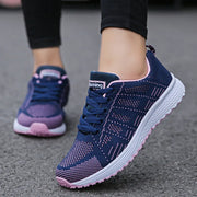 Lightweight Mixed-Color Sneakers - Breathable Everyday Comfort