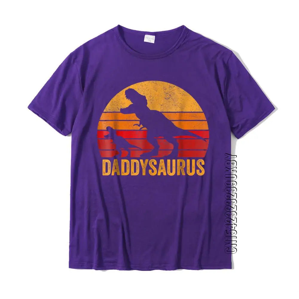 Daddysaurus Father’s Day T-Shirt – Funny Cotton Tee for Dad
