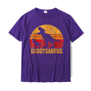 Daddysaurus Father’s Day T-Shirt – Funny Cotton Tee for Dad