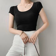 Slim Cotton Blouse | OWNLUXE