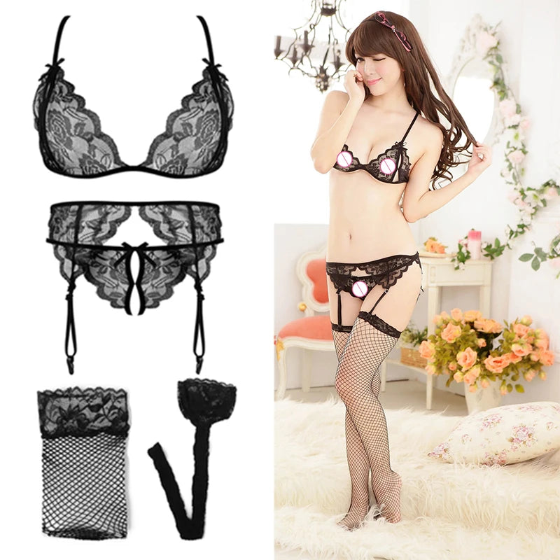 Push-Up Lace Stockings | OWNLUXE