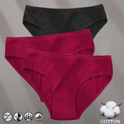 Women's Cotton Jacquard Low-Rise Briefs | 6 Colours | OWNLUXE