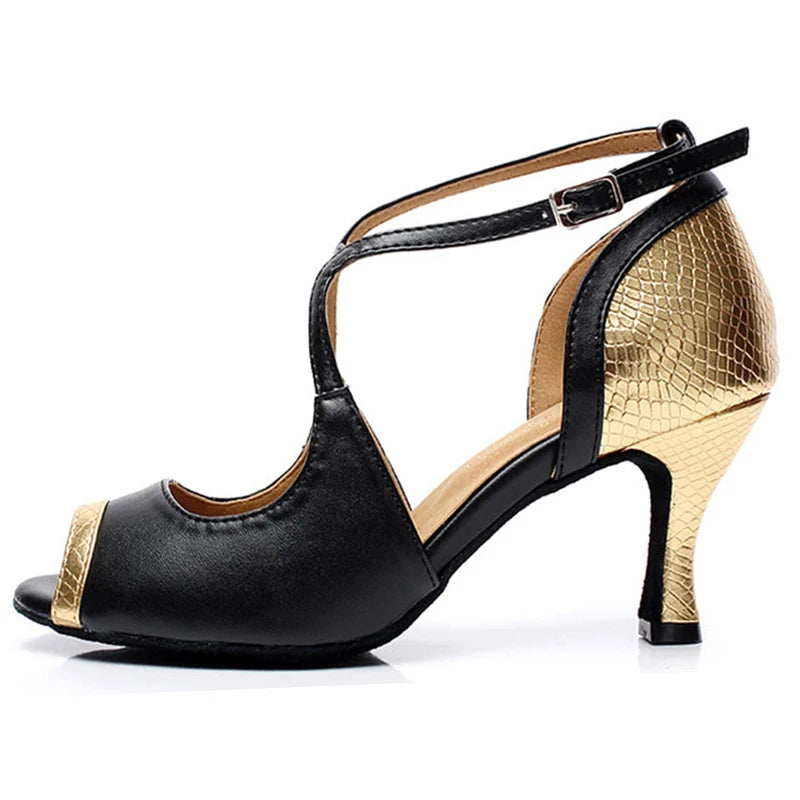 Latin & Tango Dance Shoes for Women – Satin High Heels