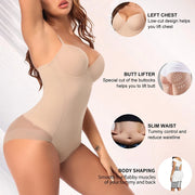 Tummy Control Shapewear Bodysuit with Bra & Butt Lifter