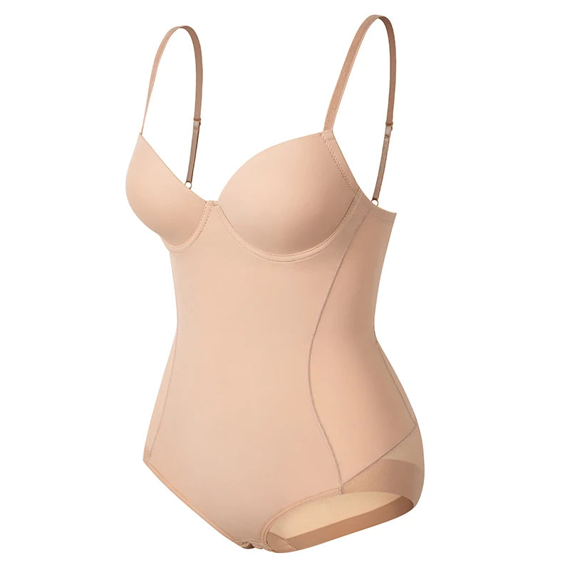 Tummy Control Shapewear Bodysuit with Bra & Butt Lifter
