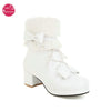 Velvet Round-Toe Boots | OWNLUXE
