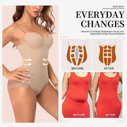 Tummy Control Shapewear Bodysuit with Bra & Butt Lifter