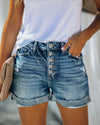 High-Waist Denim Shorts Jeans | OWNLUXE