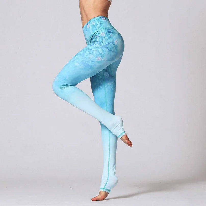 Women’s High-Rise 4-Way Stretch Sports Leggings – Fast Dry