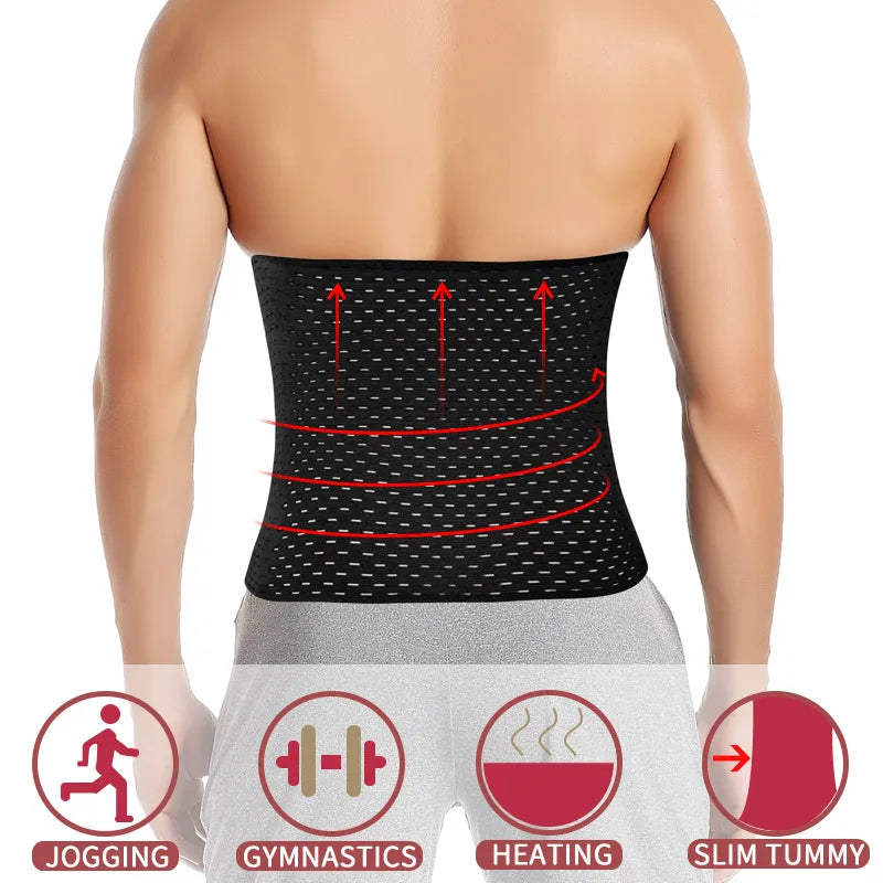 Men’s Waist Trainer Shaper – High Compression Belt