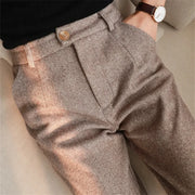Wool High-Waist Pants | OWNLUXE