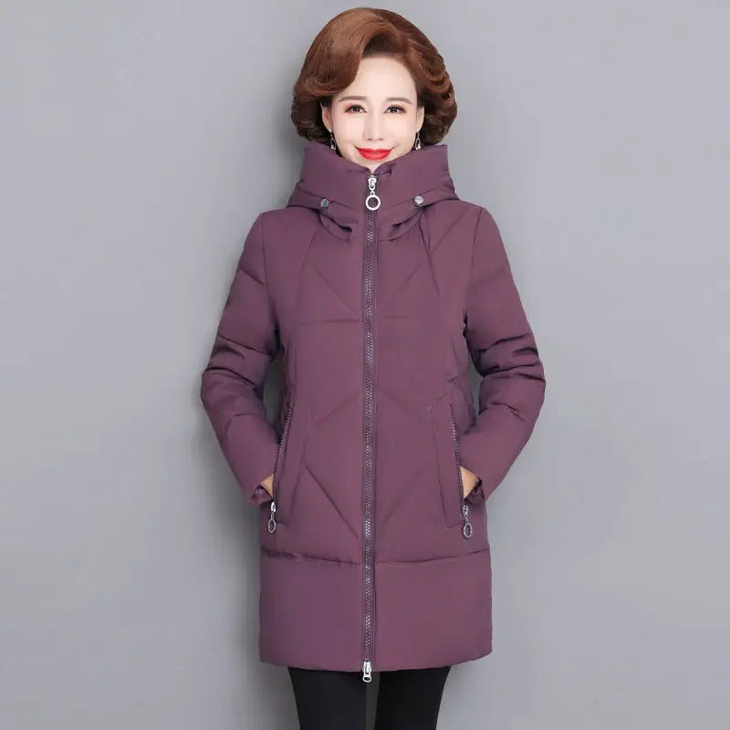 Women's Cotton Hooded Plus-Size Jacket | OWNLUXE