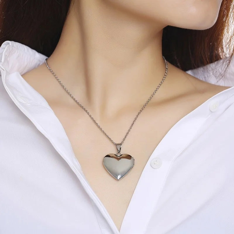 Stainless Steel Heart Locket – Personal Keepsake | OWNLUXE