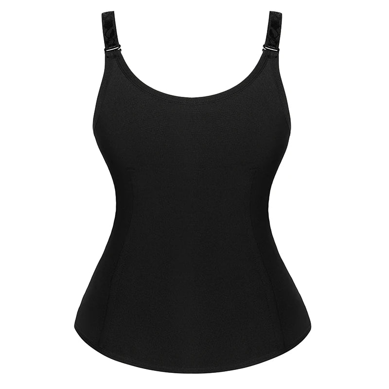 Women’s Waist Trainer Corset Vest – Firm Slimming Sauna Top