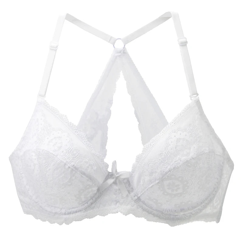Underwire Embroidered Mesh Bralette | OWNLUXE