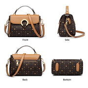 Vintage Signature Plaid Tote Bag - Luxury Shoulder Handbag