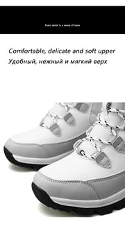 Plush Lined Ankle Snow Boots – Warm Grip Winter Style