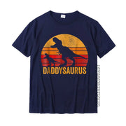 Daddysaurus Father’s Day T-Shirt – Funny Cotton Tee for Dad