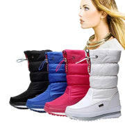 Mid-Calf Platform Snow Boots / Bottes de neige mi-mollet à plateforme
