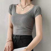 Slim Cotton Blouse | OWNLUXE