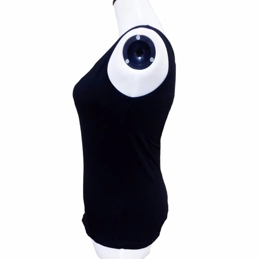 Women’s Padded Camisole with Built-In Bra – Modal Stretch Tank